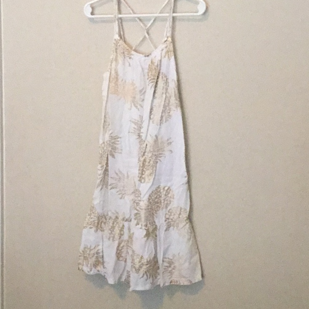 Gold pineapple dress